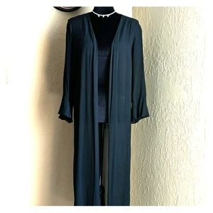 Sheer 100% silk robe